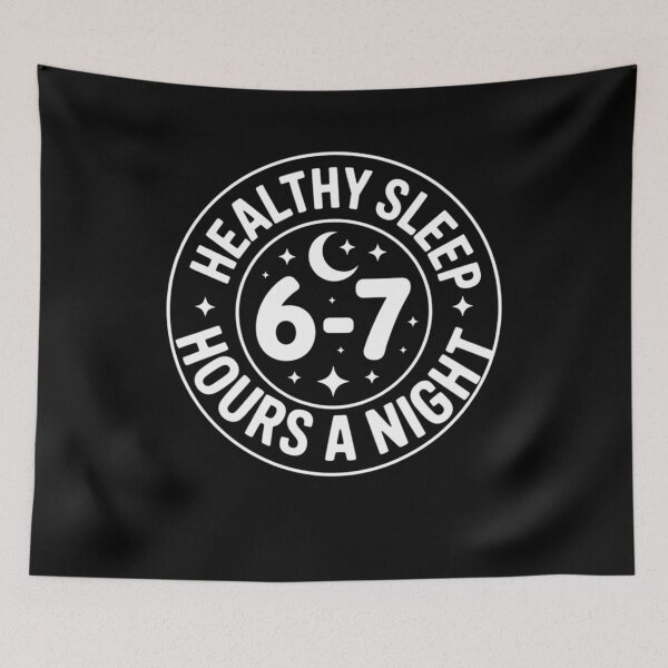 Item preview, Healthy Sleep 6-7 Six Seven Meme Nighttime Wellness Design designed and sold by FreshVibe Prints.