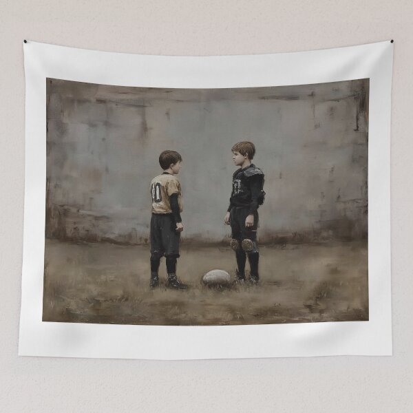Item preview, Two Boys Ready for Football Game designed and sold by lautir.
