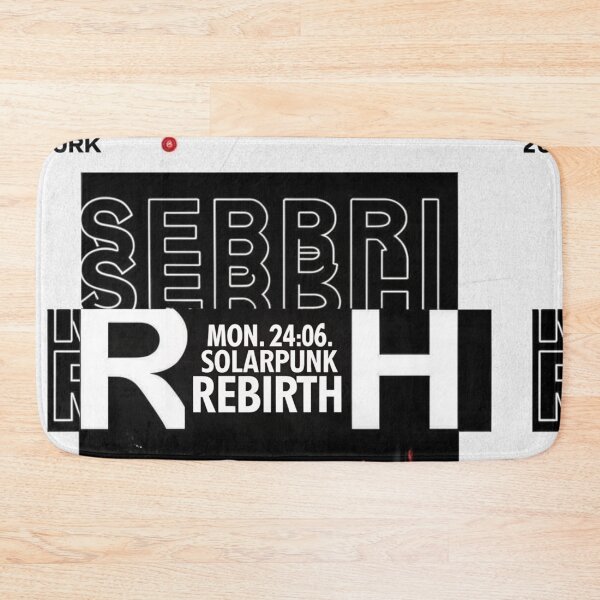 Item preview, Solarpunk Poster Rebirth designed and sold by Raw-Ink.