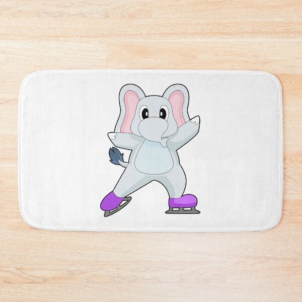 Item preview, Elephant Ice skating Ice skates Winter sports designed and sold by Snabdesign84.