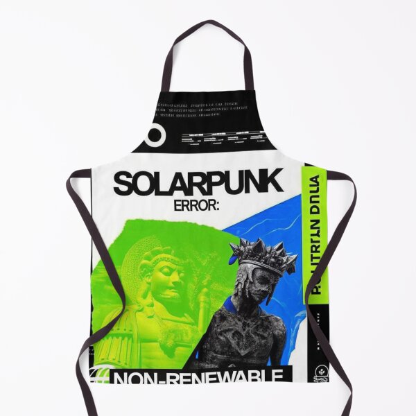 Item preview, Solarpunk Poster Error designed and sold by Raw-Ink.