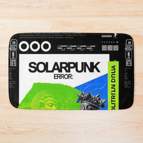 Item preview, Solarpunk Poster Error designed and sold by Raw-Ink.