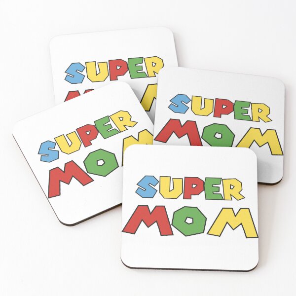 Item preview, Super Mom – Colorful Retro Block Letter Design designed and sold by TipTop GFX.