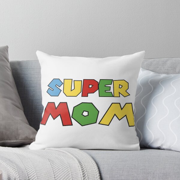 Item preview, Super Mom – Colorful Retro Block Letter Design designed and sold by TipTop GFX.