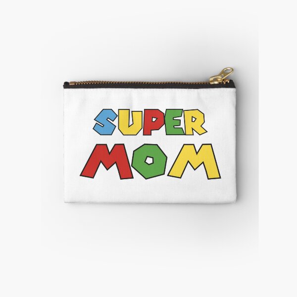 Item preview, Super Mom – Colorful Retro Block Letter Design designed and sold by TipTop GFX.