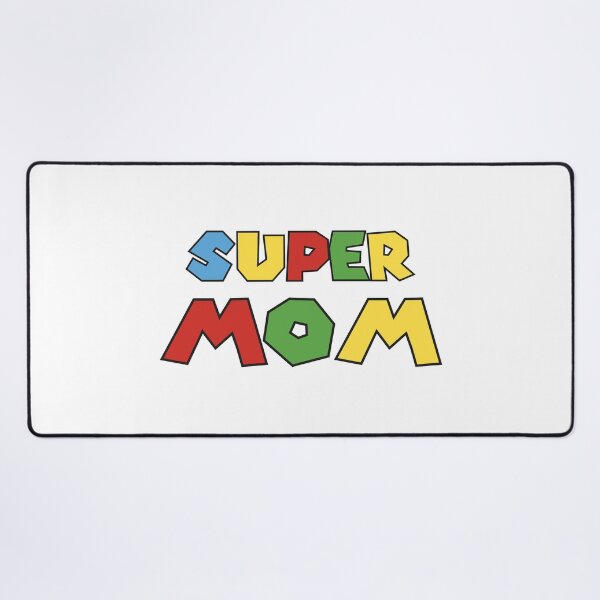 Item preview, Super Mom – Colorful Retro Block Letter Design designed and sold by TipTop GFX.