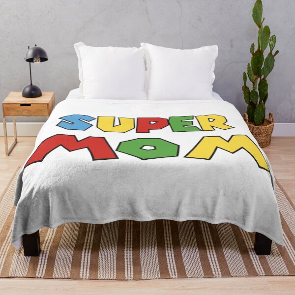 Item preview, Super Mom – Colorful Retro Block Letter Design designed and sold by TipTop GFX.