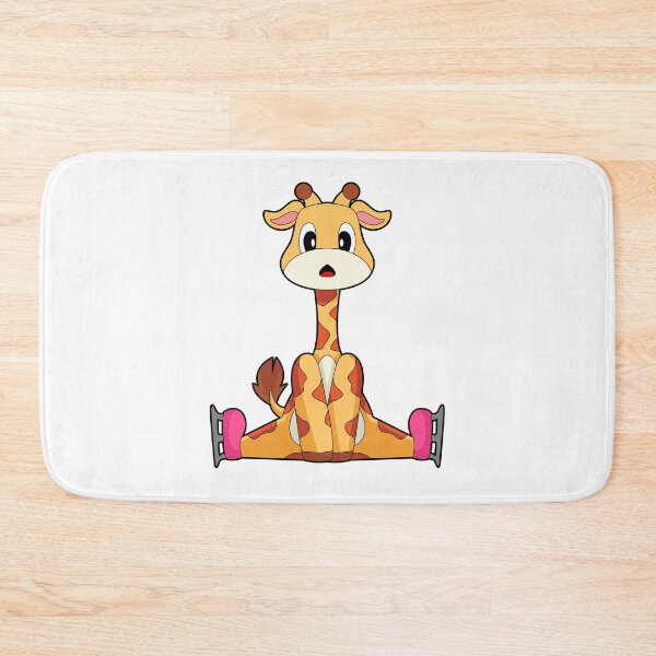 Item preview, Giraffe Ice skating Ice skates Winter sports designed and sold by Snabdesign84.