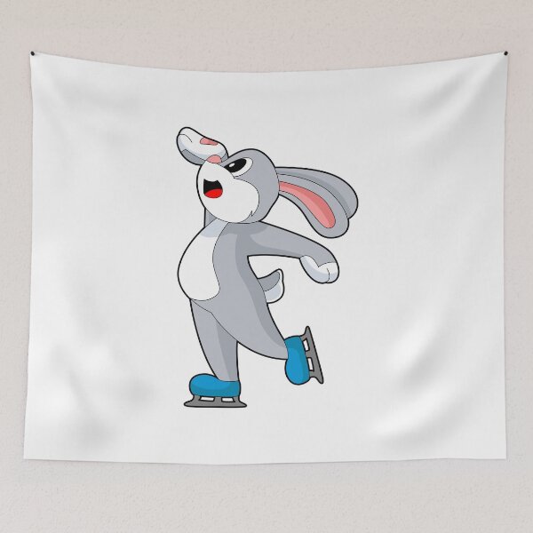 Item preview, Rabbit Ice skating Ice skates Winter sports designed and sold by Snabdesign84.