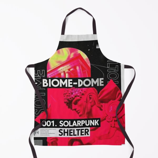 Item preview, Solarpunk Poster Shelter designed and sold by Raw-Ink.