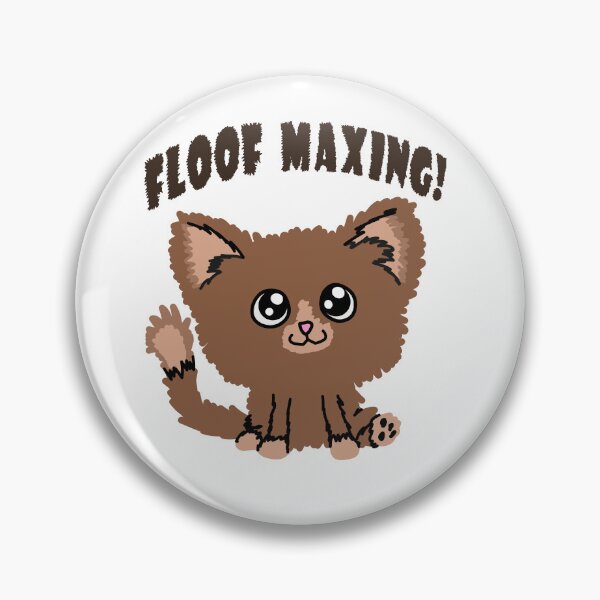 Item preview, Floof Maxing designed and sold by CatShirtDotShop.