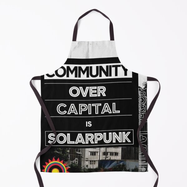 Item preview, Solarpunk Poster Community designed and sold by Raw-Ink.