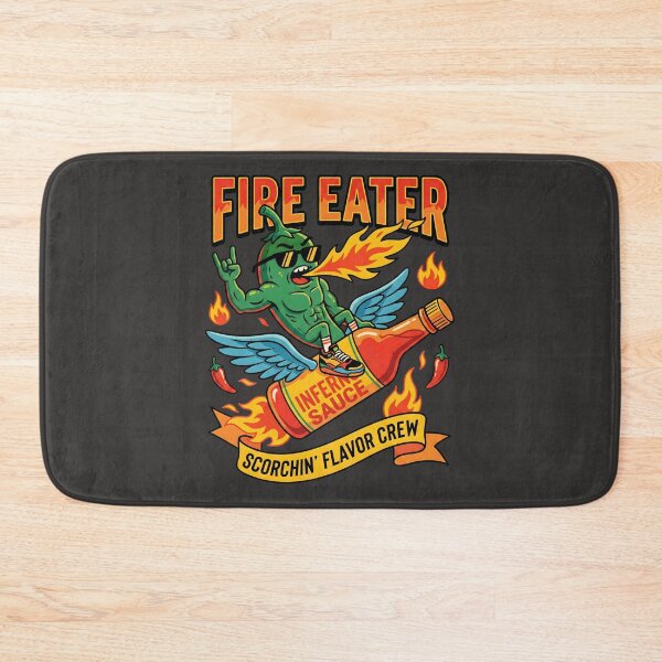 Item preview, Fire Eater Scorchin' Flavor Crew - Chili Pepper Hot Sauce designed and sold by AwesomeBeyondLimits.