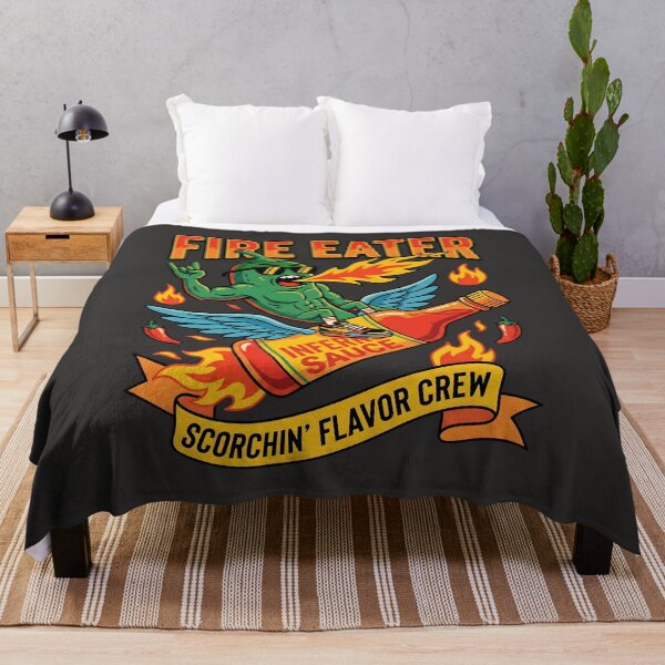 Item preview, Fire Eater Scorchin' Flavor Crew - Chili Pepper Hot Sauce designed and sold by AwesomeBeyondLimits.