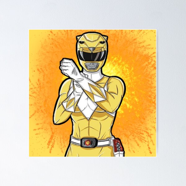 Item preview, yellow cosmic warrior designed and sold by ArteVirtual28.