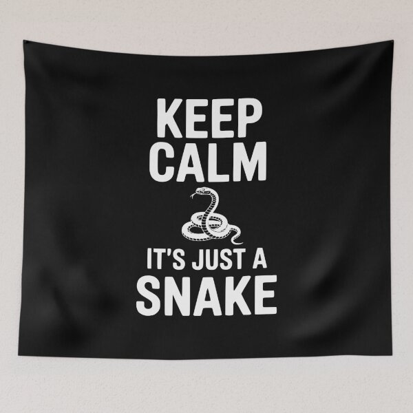 Item preview, Keep Calm It's Just a Snake designed and sold by Frank Ring.