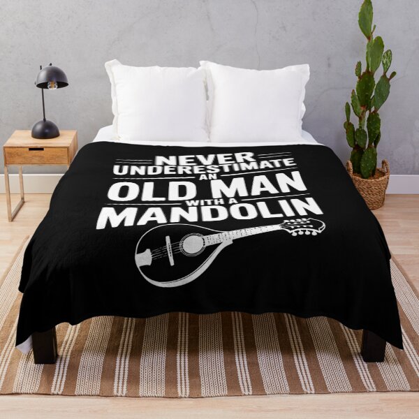 Item preview, Never Underestimate an Old Man with a Mandolin designed and sold by Frank Ring.
