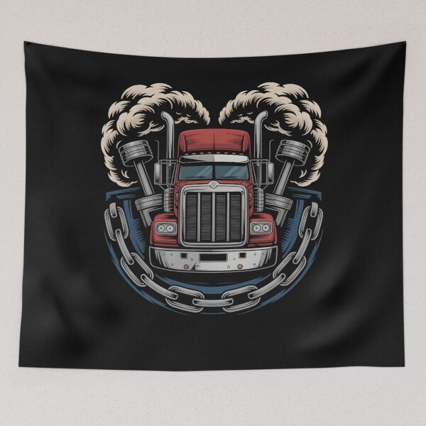 Item preview, Trucker Big Rig Semi Truck Driver Men Dad Grandpa Husband designed and sold by clothesy7.