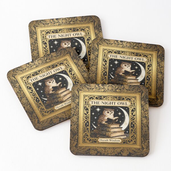 Item preview, The Night Owl - Tarot Card Aesthetic designed and sold by Miauau Studio.
