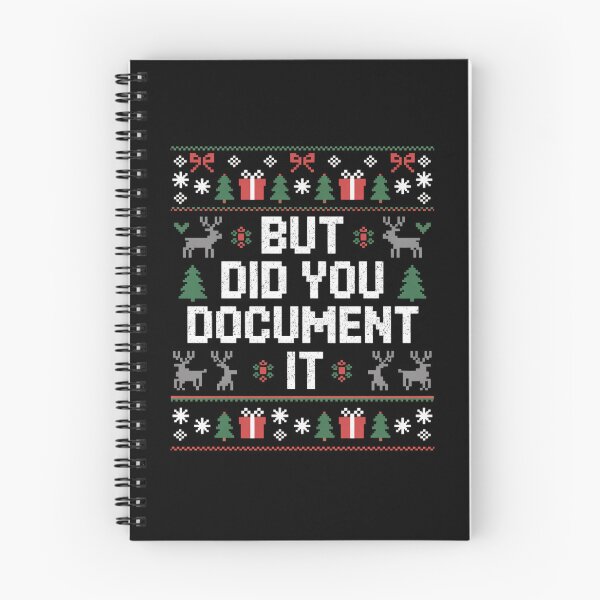 Item preview, But Did You Document It Office Christmas Humor designed and sold by FreshVibe Prints.