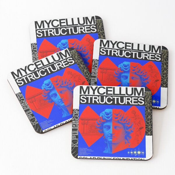 Item preview, Solarpunk Poster Mycelium designed and sold by Raw-Ink.