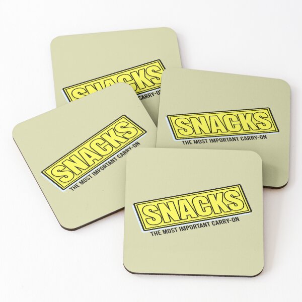 Item preview, Snacks The Most Important Carry-On Funny Travel designed and sold by Dakson Design - Fantasy Art.