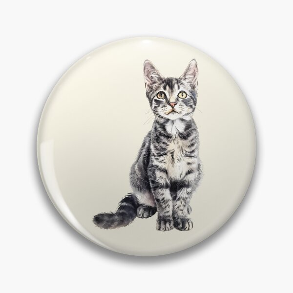 Item preview, Grey tabby cat designed and sold by xiao xuans.