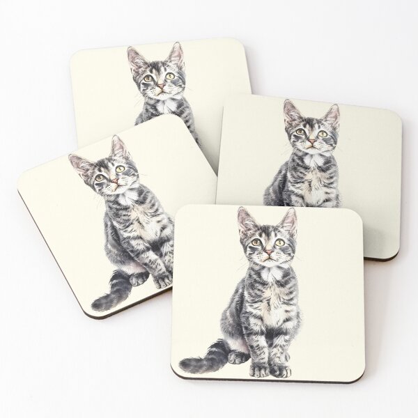 Item preview, Grey tabby cat designed and sold by xiao xuans.