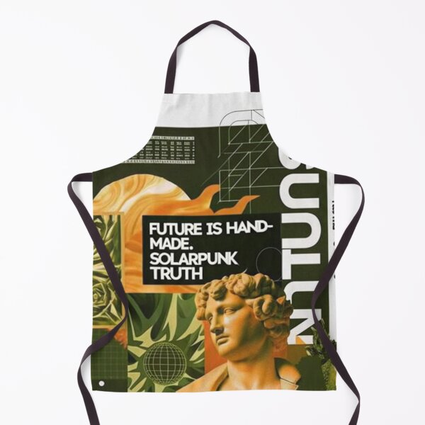 Item preview, Solarpunk Poster Hand-Made designed and sold by Raw-Ink.