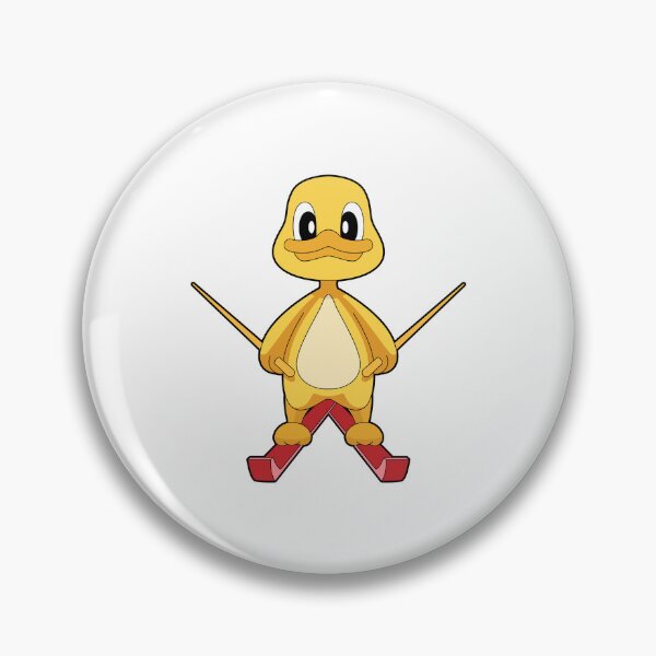 Item preview, Duck Skier Ski Winter sports designed and sold by Snabdesign84.