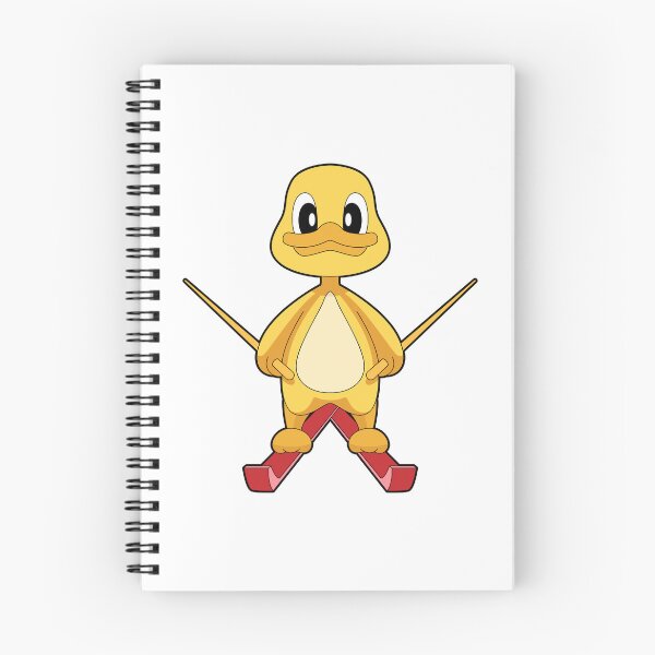 Item preview, Duck Skier Ski Winter sports designed and sold by Snabdesign84.
