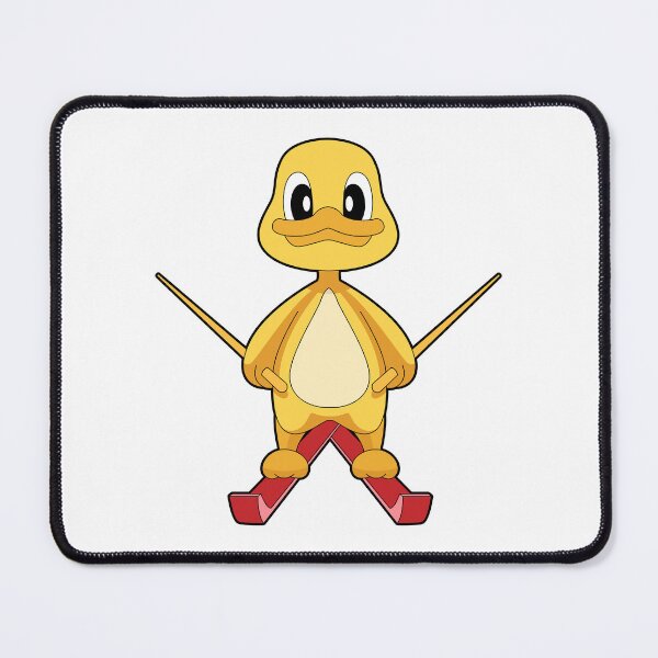 Item preview, Duck Skier Ski Winter sports designed and sold by Snabdesign84.