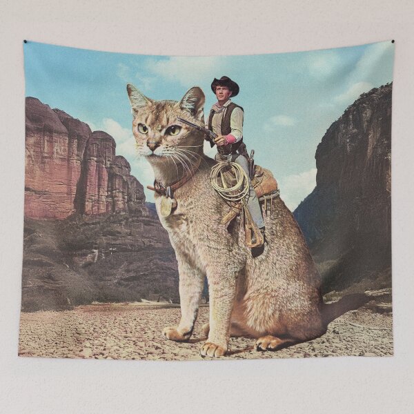 Item preview, Cat Lone Ranger designed and sold by Vertigo Artography.