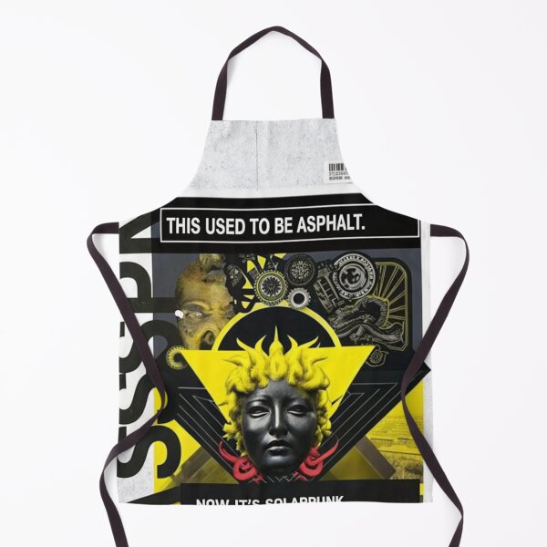 Artikelvorschau, Solarpunk-Poster Asphalt entworfen und verkauft von Raw-Ink.