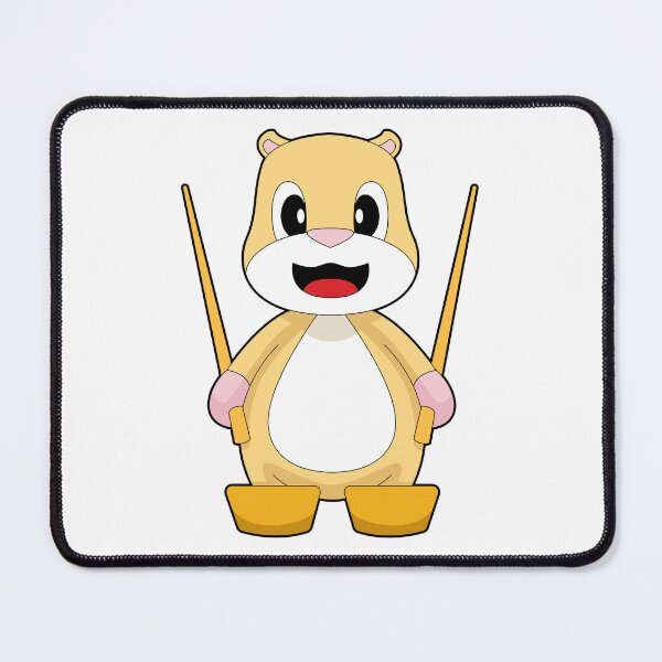 Item preview, Hamster Skier Ski Winter sports designed and sold by Snabdesign84.