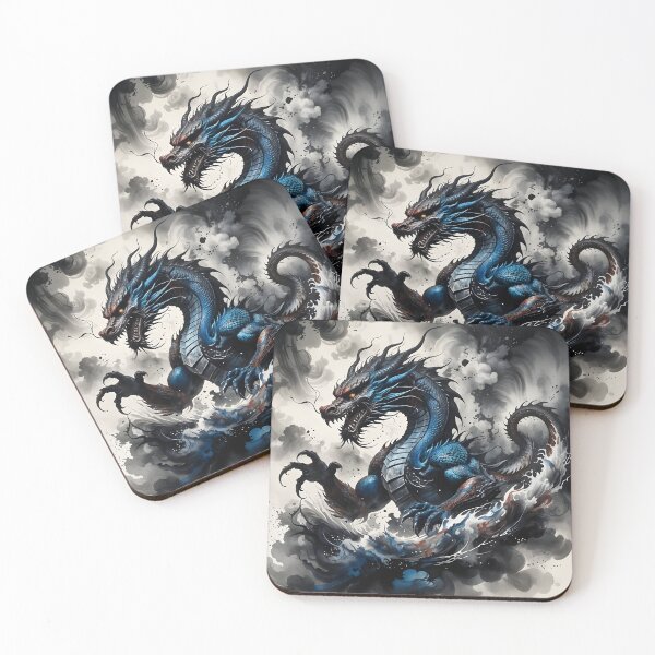Item preview, Majestic East Asian Dragon in Sumi-e Ink Style designed and sold by NightSky1212.
