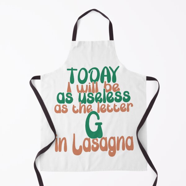 Item preview, Useless as the G in Lasagna | Funny Food Pun Retro T-Shirt designed and sold by Mr Lee.