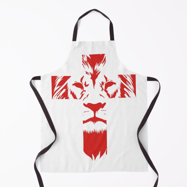 Item preview, Christian Cross / Lion - Red designed and sold by Western Renaissance Limited.