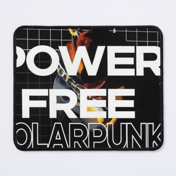 Item preview, Solarpunk Poster Free Access designed and sold by Raw-Ink.