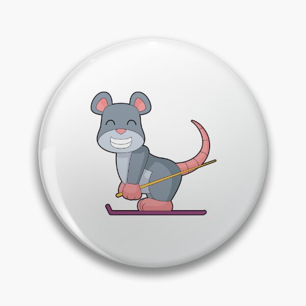 Item preview, Mouse Skier Ski Winter sports designed and sold by Snabdesign84.