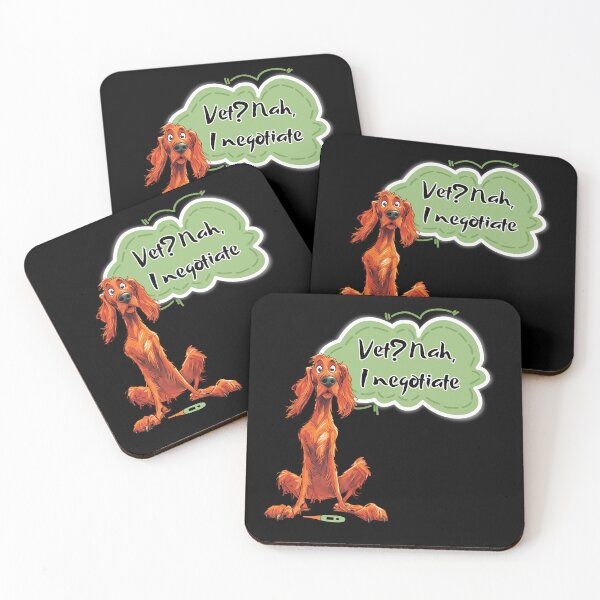 Item preview, Funny Setter Dog Reaction – Vet? Nah, I Negotiate designed and sold by KArtcore.
