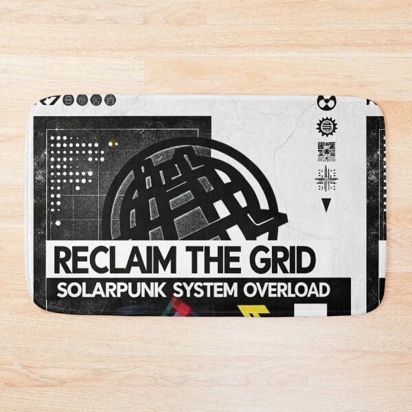 Item preview, Solarpunk Poster Reclaim designed and sold by Raw-Ink.