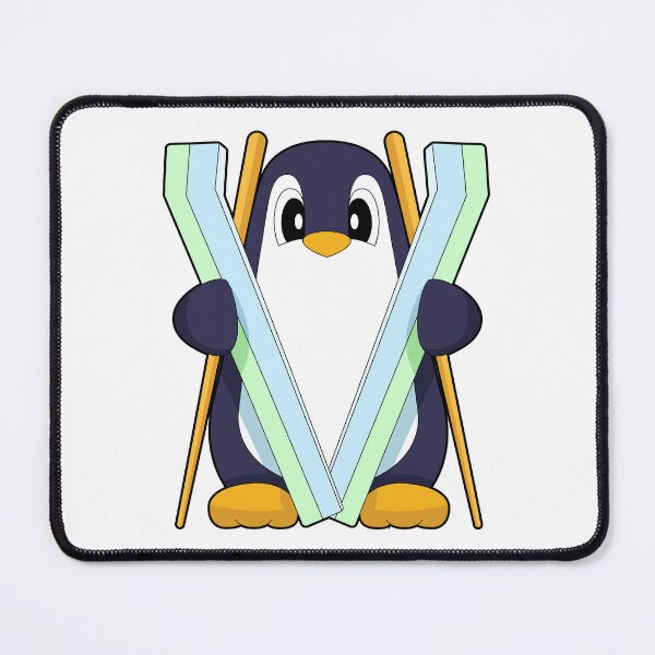 Item preview, Penguin Skier Ski Winter sports designed and sold by Snabdesign84.