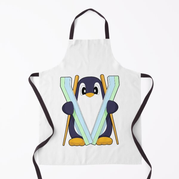 Item preview, Penguin Skier Ski Winter sports designed and sold by Snabdesign84.