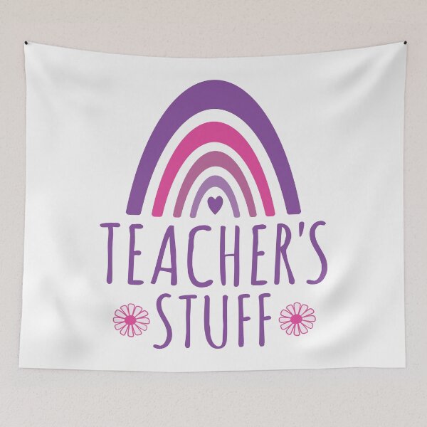 Item preview, Teachers Stuff rainbow designed and sold by Think4Prints.