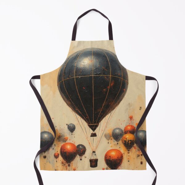 Item preview, Abstract hot air balloons in a surreal scene designed and sold by Mianku | Für das Leben.