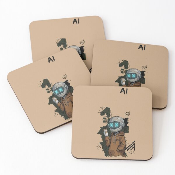 Item preview, I Robot Street Art: "Good Person" Coffee Break designed and sold by MiSC Studio.