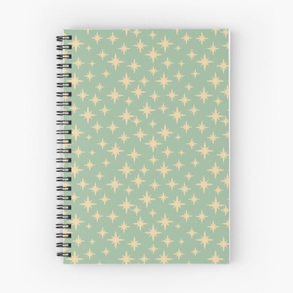 Item preview, Mid Century Starburst Pattern (Mint) designed and sold by Carrot Faery Art.