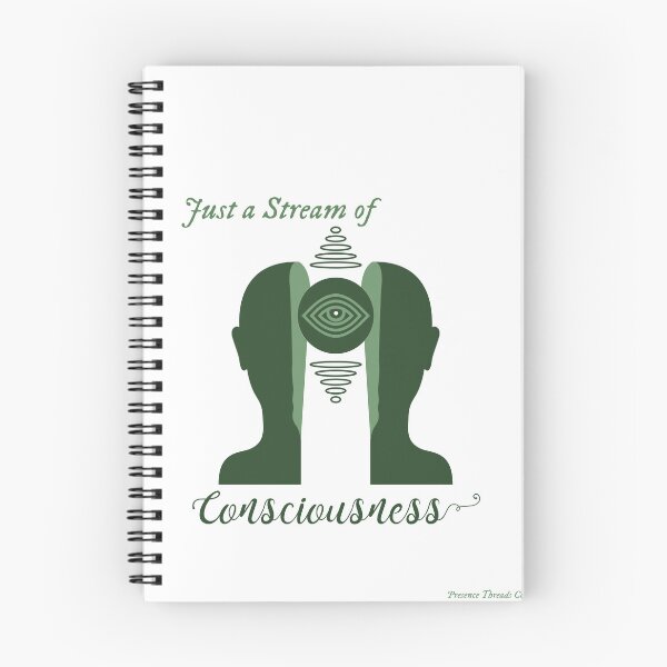 Item preview, Just a Stream of Consciousness— Mindfulness Presence Design designed and sold by PresenceThreadsCo.