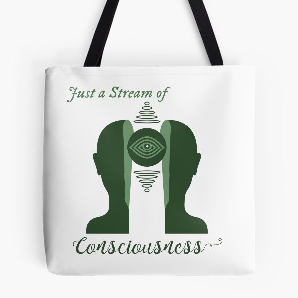 Item preview, Just a Stream of Consciousness— Mindfulness Presence Design designed and sold by PresenceThreadsCo.